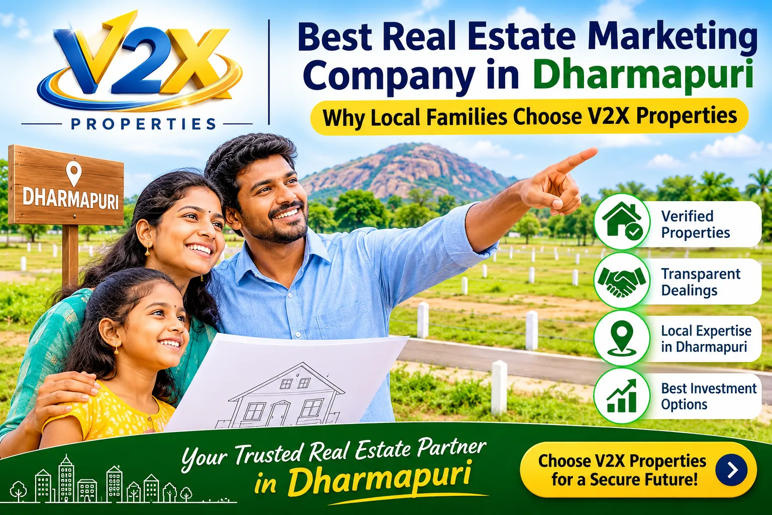 Best Real Estate Marketing Company in Dharmapuri | V2X�